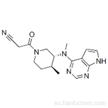 3 - ((3R, 4S) -4-Metil-3- (metil (7h-pirrolo [2,3-d] pirimidin-4-il) amino) piperidin-1-il) -3-oxopropanonitrilo CAS 1092578-46 -5